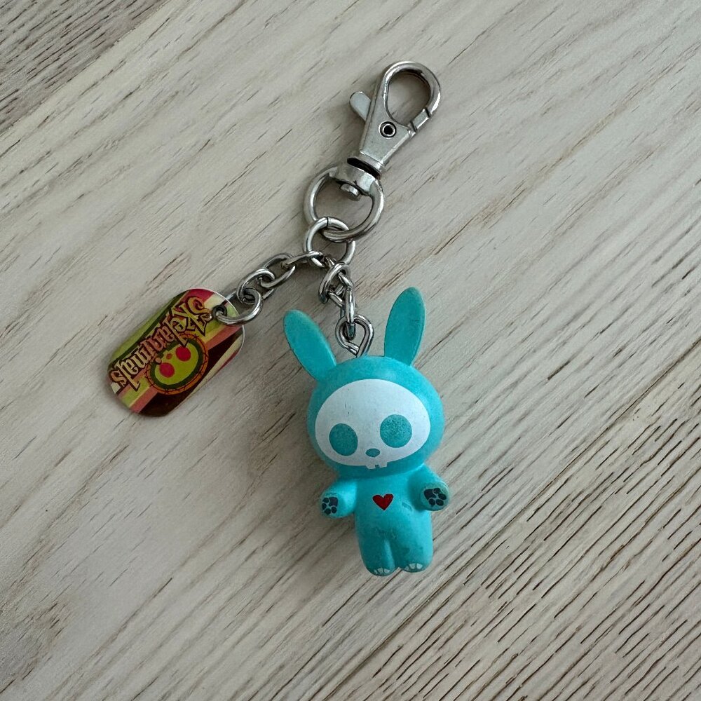 Skelanimals Bunny Keychain